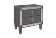 Stella Grey King Bed And Nightstand - STELLA-GREY-KB+NS - Gate Furniture