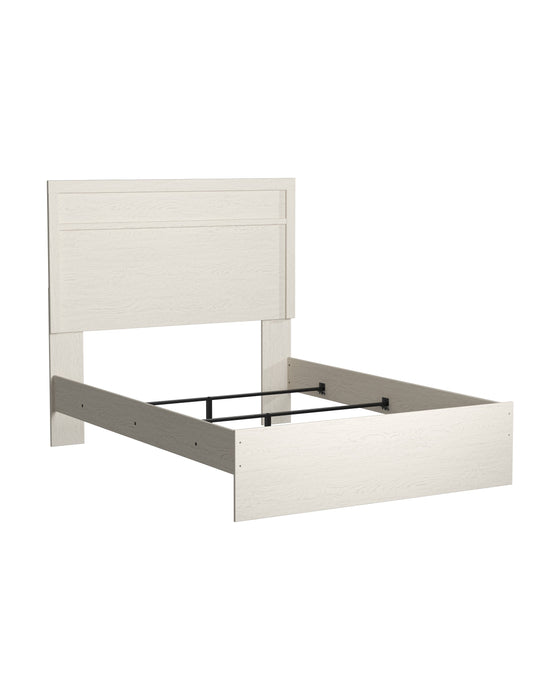 Stelsie White Full Panel Bed - Gate Furniture