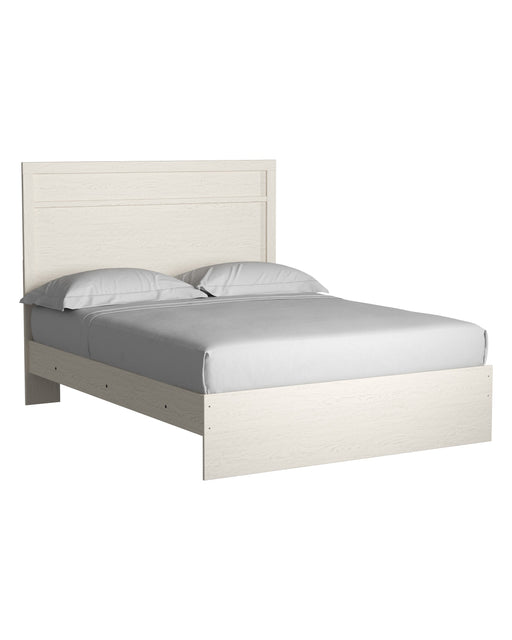 Stelsie White  Queen Panel Bed - Gate Furniture