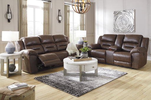 Stoneland Chocolate Reclining Living Room Set - Gate Furniture