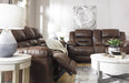 Stoneland Chocolate Reclining Living Room Set - Gate Furniture