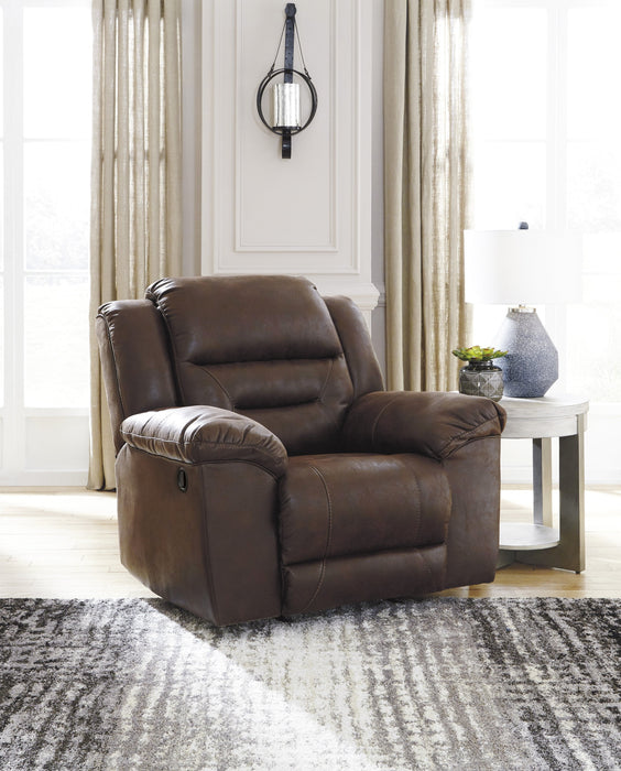 Stoneland Chocolate Reclining Living Room Set - Gate Furniture