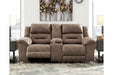 Stoneland Fossil Power Reclining Loveseat with Console - 3990596 - Gate Furniture