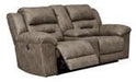 Stoneland Fossil Power Reclining Loveseat with Console - 3990596 - Gate Furniture