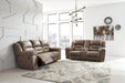 Stoneland Fossil Reclining Loveseat with Console - 3990594 - Gate Furniture