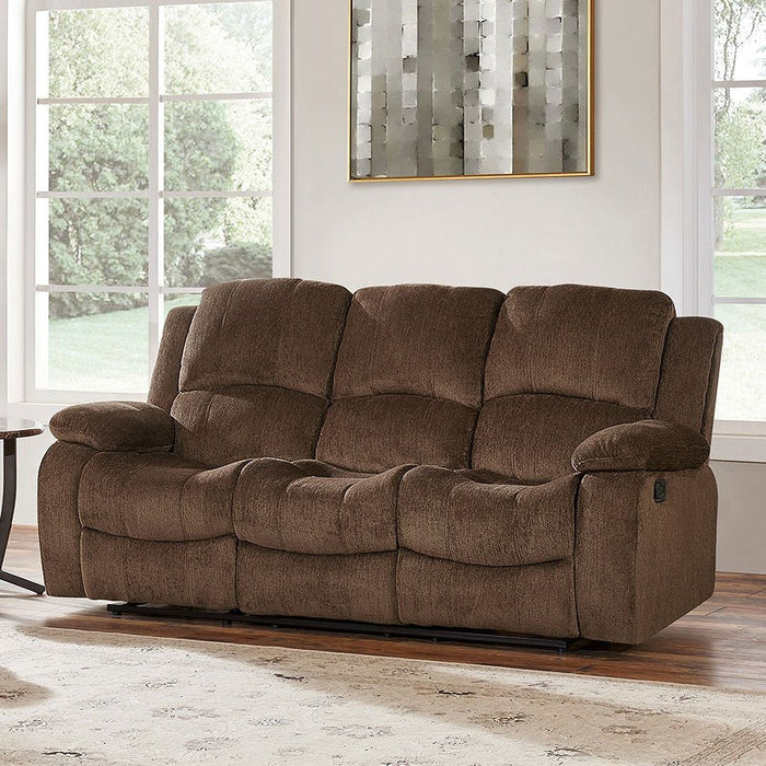 Subaru Coffee Reclining Sofa - U3118C-SUBARU COFFEE-RS W/ DDT - Gate Furniture