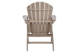 Sundown Treasure Grayish Brown Adirondack Chair - P014-898 - Gate Furniture