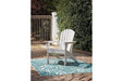 Sundown Treasure White Adirondack Chair - P011-898 - Gate Furniture