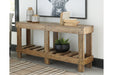 Susandeer Brown Sofa/Console Table - A4000219 - Gate Furniture