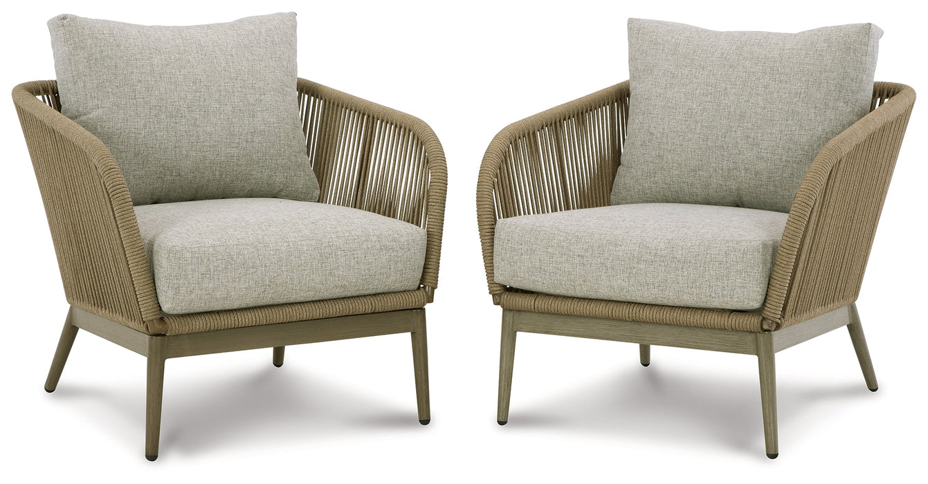 SWISS VALLEY Lounge Chair with Cushion (Set of 2) - P390-820