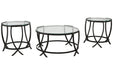 Tarrin Black Table (Set of 3) - T115-13 - Gate Furniture