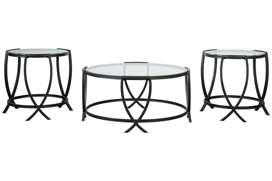 Tarrin Black Table (Set of 3) - T115-13 - Gate Furniture