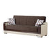 Texas 89 in. Convertible Sleeper Sofa in Brown with Storage - SB-TEXAS-2015 - In Stock Furniture