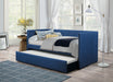 Therese Blue Daybed with Trundle - 4969BU - Gate Furniture