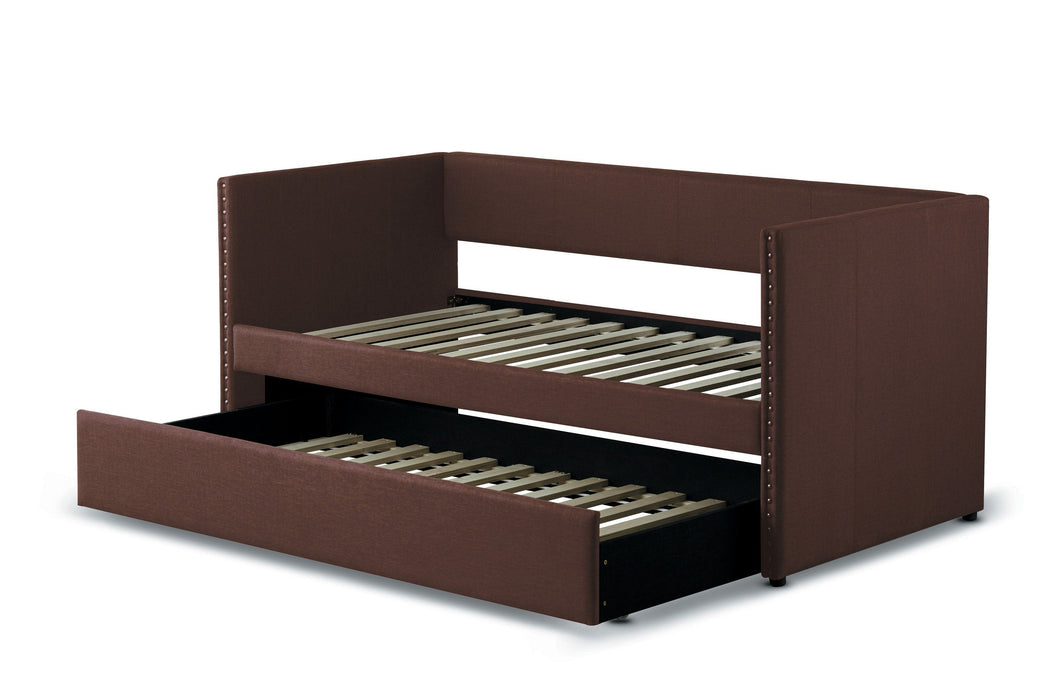 Therese Chocolate Daybed with Trundle - 4969CH - Gate Furniture