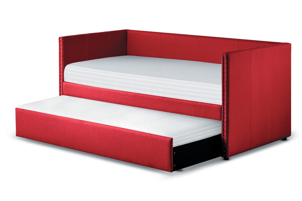 Therese Red Daybed with Trundle - 4969RD - Gate Furniture