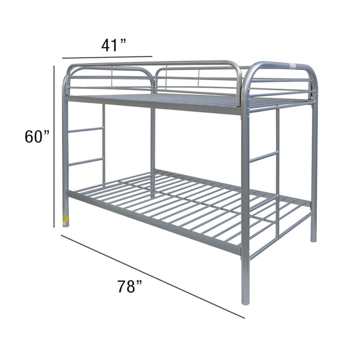 Thomas Twin/Twin Bunk Bed - 02188SI - In Stock Furniture