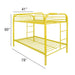 Thomas Twin/Twin Bunk Bed - 02188YL - In Stock Furniture