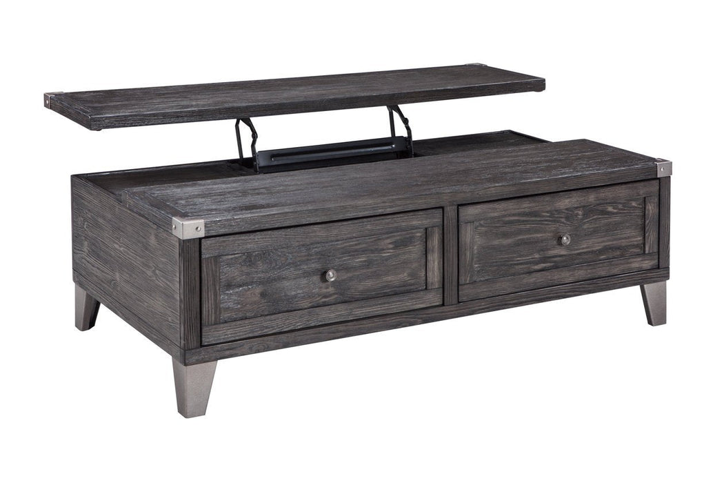 Todoe Dark Gray Coffee Table with Lift Top - T901-9 - Gate Furniture