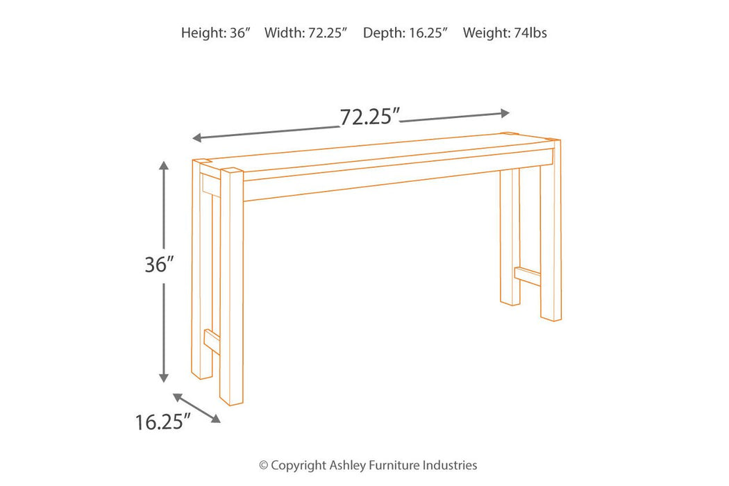 Torjin Brown/Gray Counter Height Dining Table - D440-52 - Gate Furniture