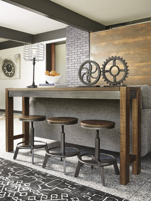 Torjin Gray-Brown Counter Height Set - Gate Furniture