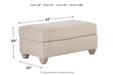 Traemore Linen Ottoman - 2740314 - Gate Furniture