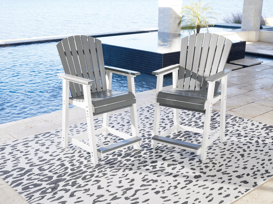 Transville Outdoor Counter Height Bar Stool (Set of 2) - P210-124 - In Stock Furniture