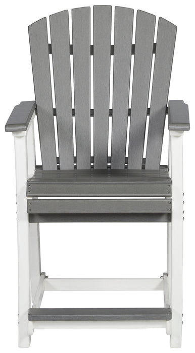 Transville Outdoor Counter Height Bar Stool (Set of 2) - P210-124 - In Stock Furniture