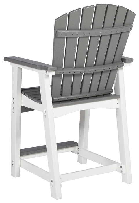 Transville Outdoor Counter Height Bar Stool (Set of 2) - P210-124 - In Stock Furniture