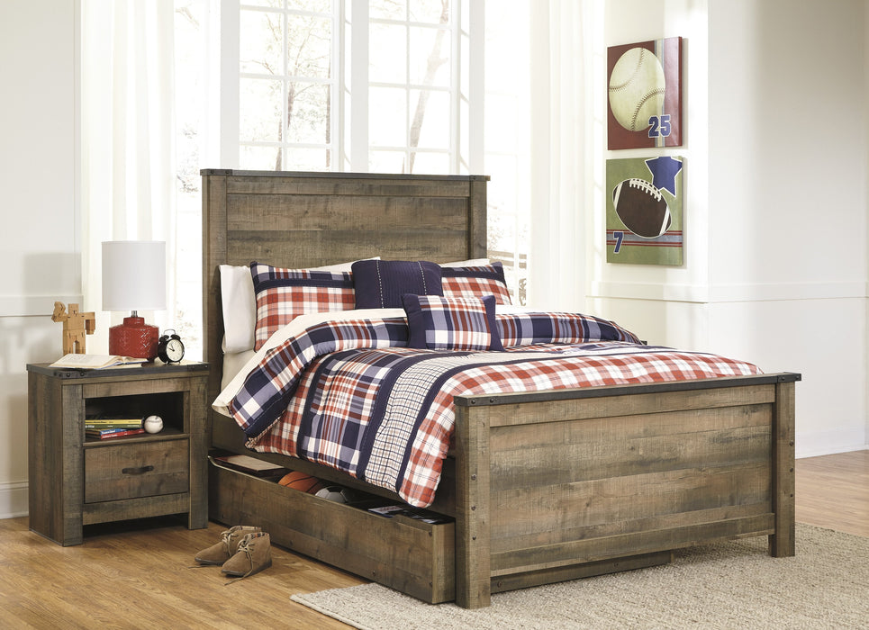 Trinell Brown Full Panel Bed - Gate Furniture