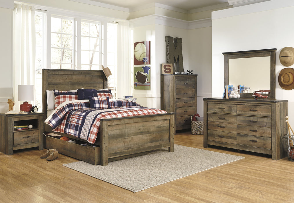 Trinell Brown Full Panel Bed - Gate Furniture