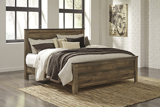 Trinell Brown King Panel Bed - Gate Furniture