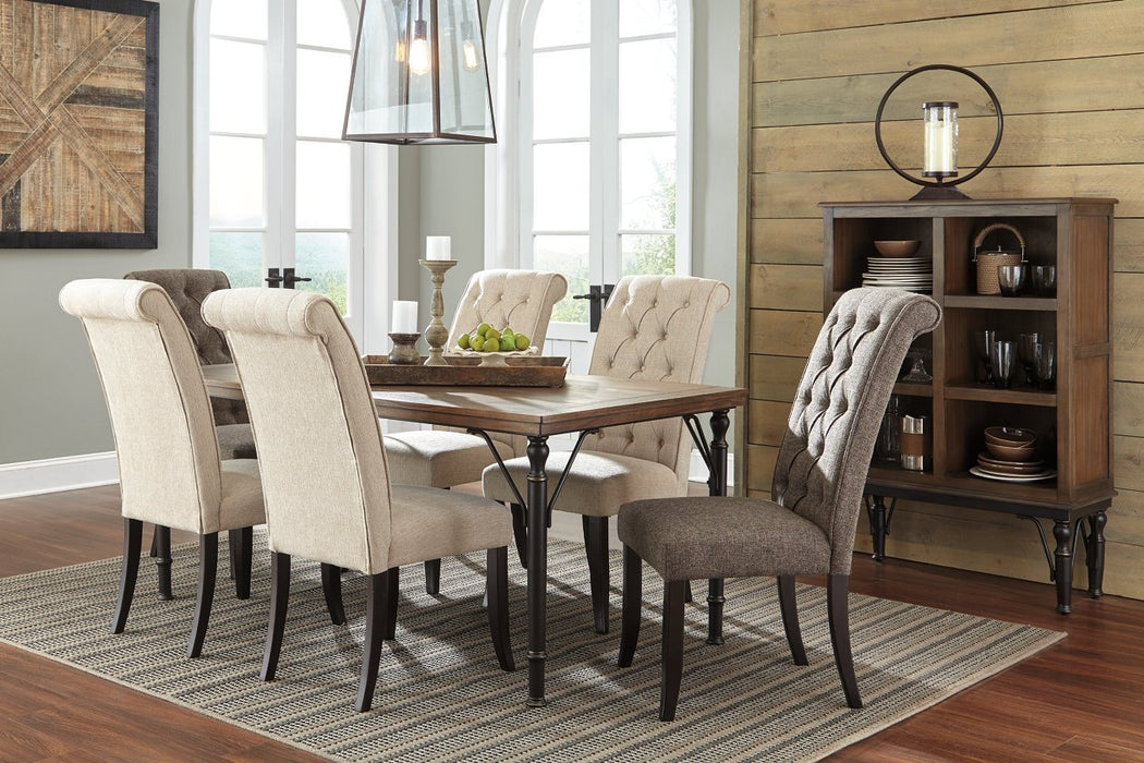 Tripton Linen Dining Chair (Set of 2) - D530-01 - Gate Furniture