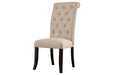 Tripton Linen Dining Chair (Set of 2) - D530-01 - Gate Furniture