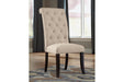 Tripton Linen Dining Chair (Set of 2) - D530-01 - Gate Furniture