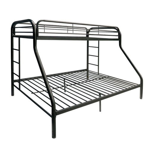 Tritan Twin/Full Bunk Bed - 02053BK - In Stock Furniture