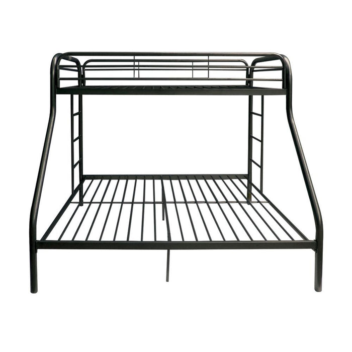 Tritan Twin/Full Bunk Bed - 02053BK - In Stock Furniture