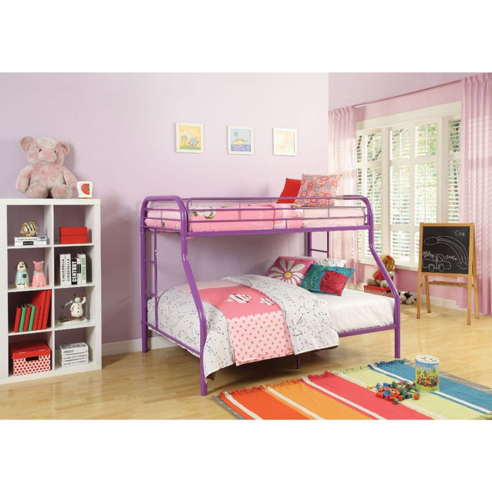 Tritan Twin/Full Bunk Bed - 02053PU - In Stock Furniture