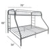 Tritan Twin/Full Bunk Bed - 02053SI - In Stock Furniture