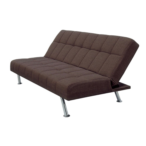 Troy 72 in. Convertible Sleeper Sofa in Brown - SB-TROY-BROWN - In Stock Furniture