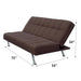 Troy 72 in. Convertible Sleeper Sofa in Brown - SB-TROY-BROWN - In Stock Furniture