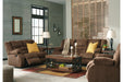 Tulen Chocolate Reclining Sofa - 9860588 - Gate Furniture