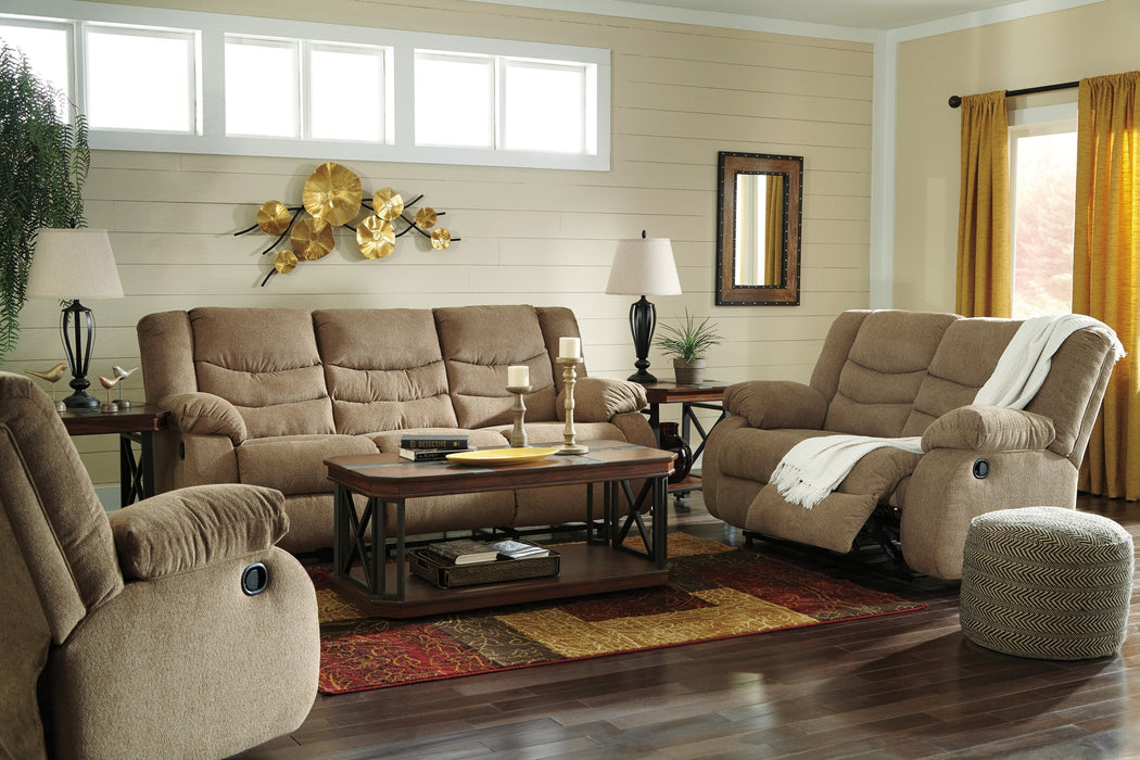 Tulen Mocha Reclining Living Room Set - Gate Furniture