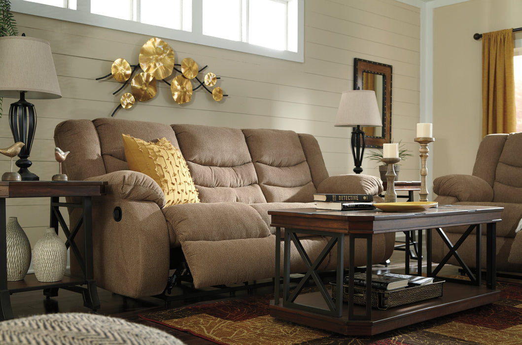 Tulen Mocha Reclining Living Room Set - Gate Furniture