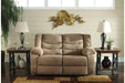 Tulen Mocha Reclining Loveseat - 9860486 - Gate Furniture