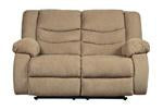 Tulen Mocha Reclining Loveseat - 9860486 - Gate Furniture