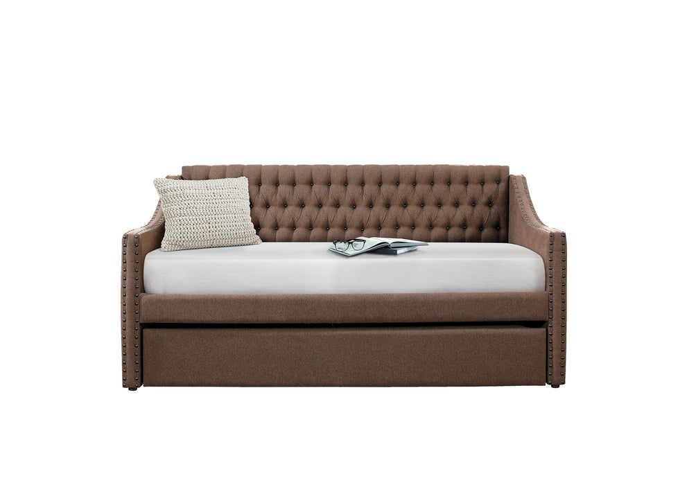 Tulney Brown Daybed with Trundle - 4966BR - Gate Furniture