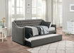 Tulney Dark Gray Daybed with Trundle - 4966DG - Gate Furniture