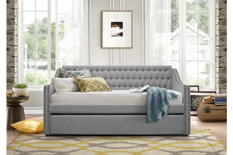 Tulney Gray Daybed with Trundle - 4966 - Gate Furniture