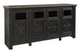 Tyler Creek Black/Gray 74" TV Stand - W736-68 - Gate Furniture